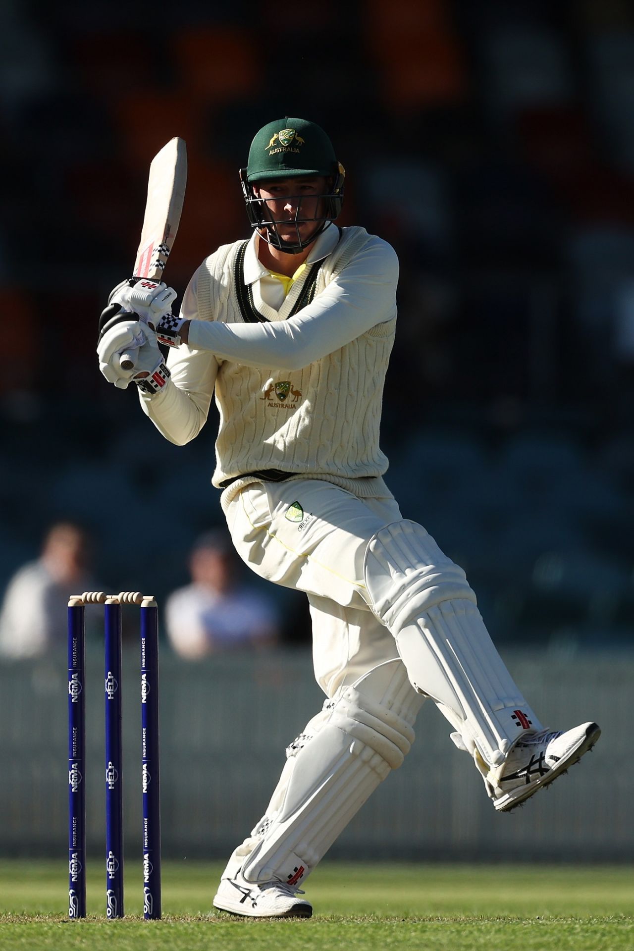 Matt Renshaw whips one through midwicket, Prime Minister's XI vs West Indies, Tour match, Canberra, November 23, 2022