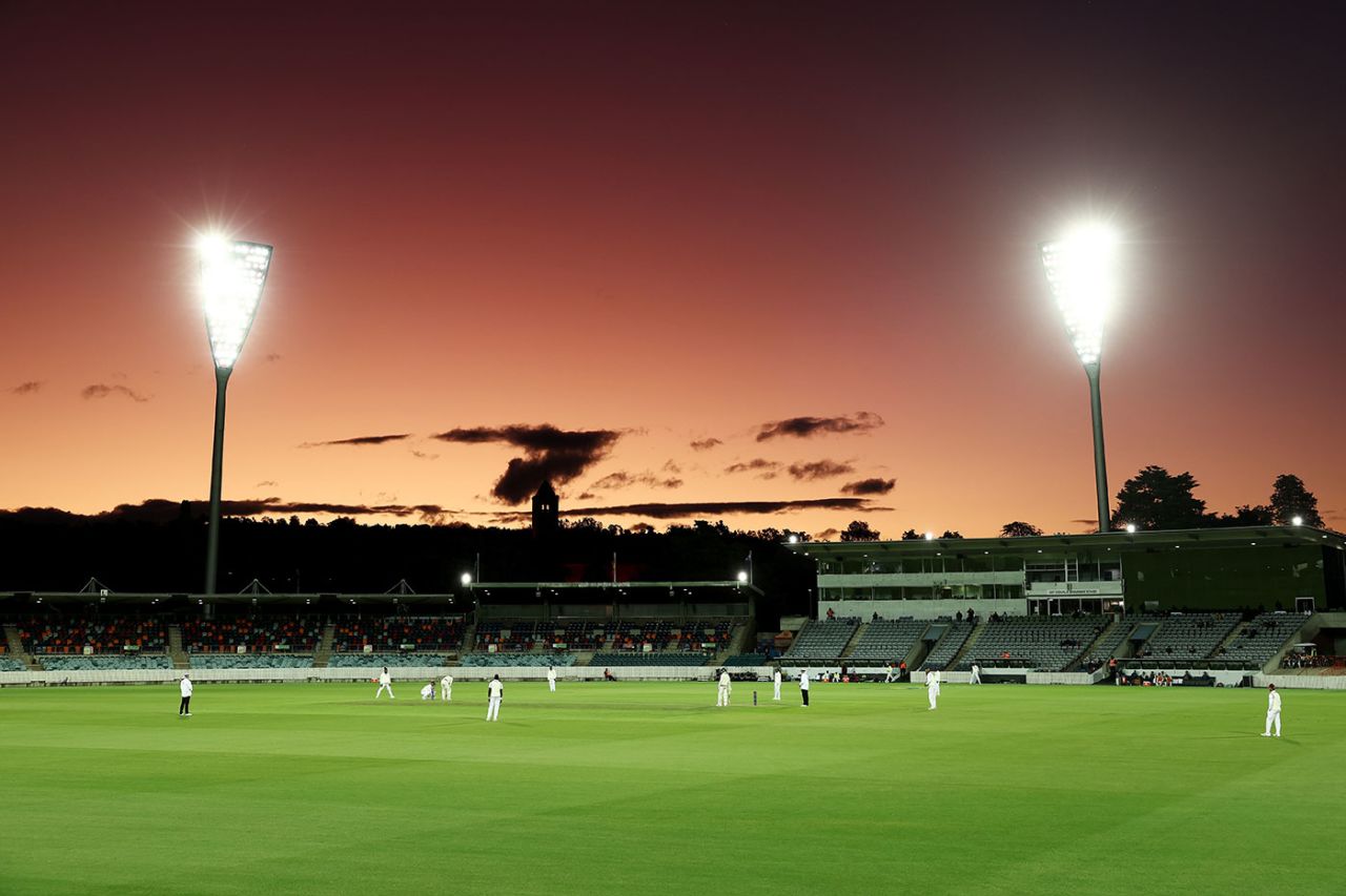 The view across Manuka Oval, Prime Minister's XI vs West Indies, Tour match, Canberra, November 23, 2022