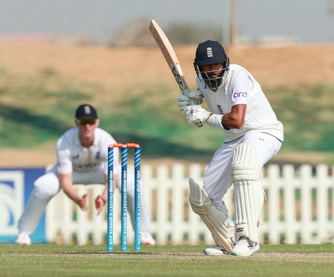 Haseeb Hameed made a century for England Lions in Abu Dhabi, England vs England Lions, Tolerance Oval, Abu Dhabi, November 24, 2022