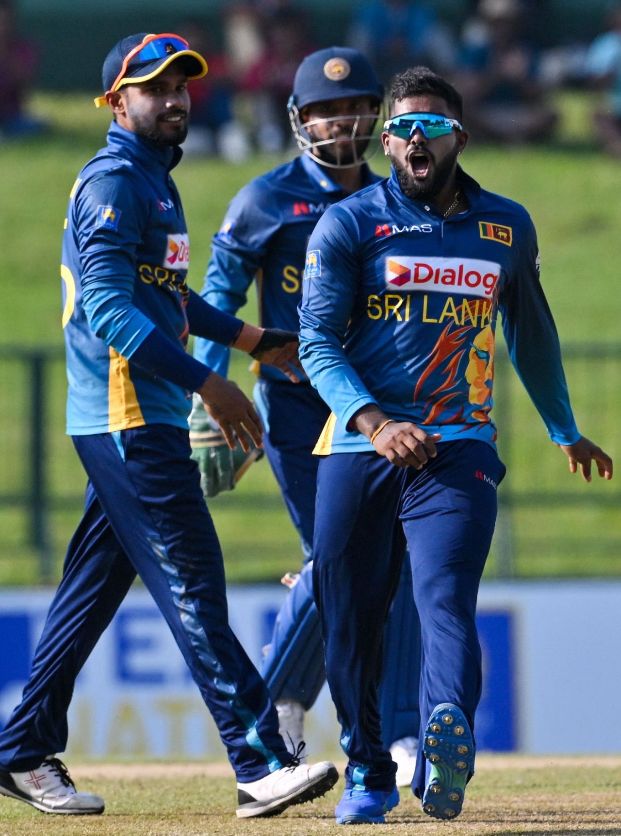 Wanindu Hasaranga broke through a strong opening partnership, Sri Lanka vs Afghanistan, 1st men's ODI, Pallekele, November 25, 2022