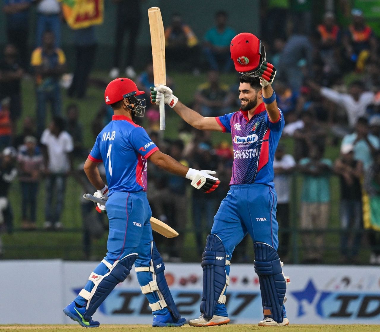 Ibrahim Zadran brought up his second ODI century, Sri Lanka vs Afghanistan, 1st men's ODI, Pallekele, November 25, 2022