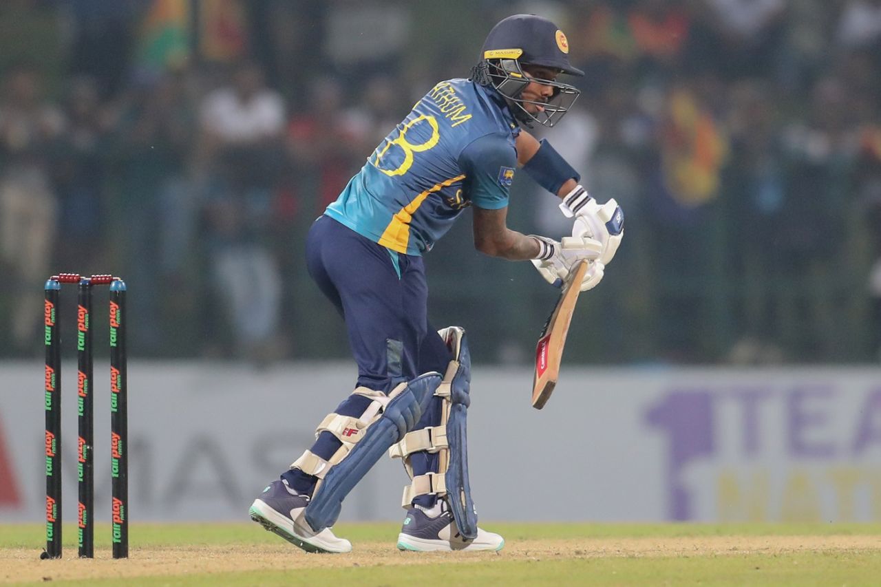 Pathum Nissanka guides one behind square, Sri Lanka vs Afghanistan, 1st men's ODI, Pallekele, November 25, 2022