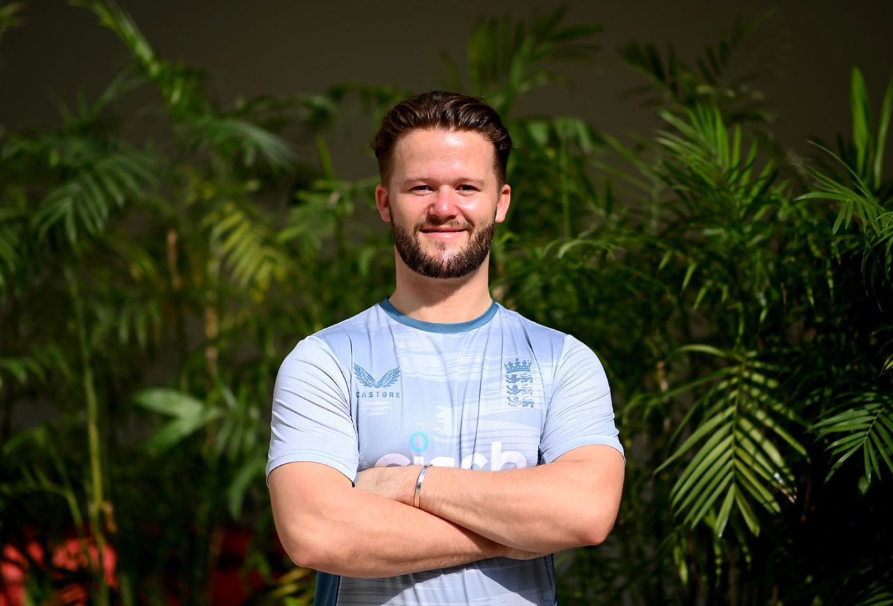 Ben Duckett poses for a headshot at the Pearl Continental Hotel in Lahore, England T20I tour of Pakistan, October 1, 2022