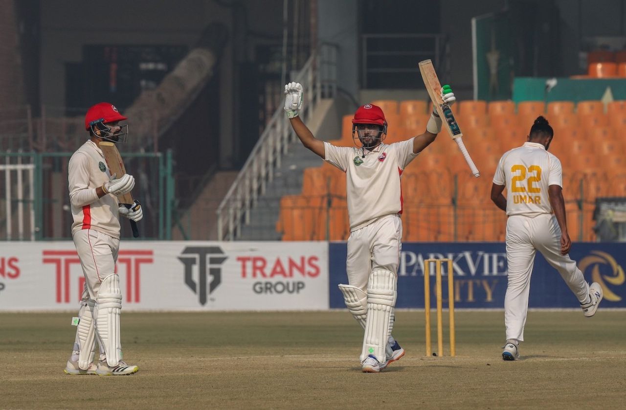 Muhammad Hurraira hit 221, his best score in a chart-topping season, Sindh vs Northern, Quaid-e-Azam Trophy, final, 3rd day, Lahore, November 28, 2022
