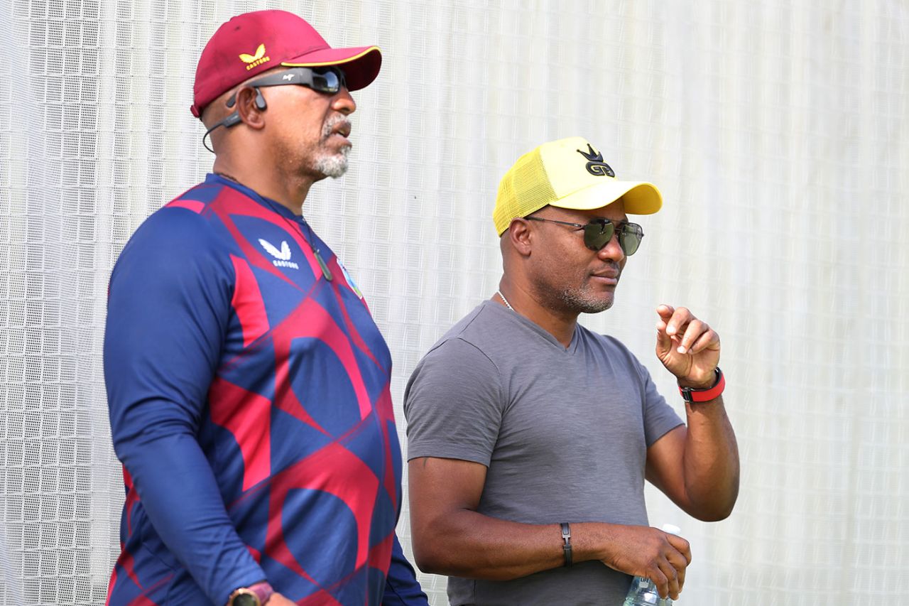 Brian Lara attended West Indies' training session, Perth, November 29, 2022
