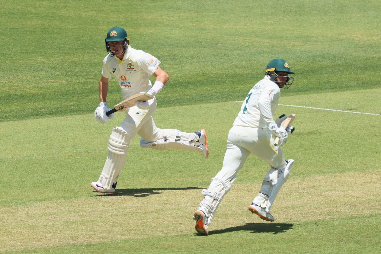 Marnus Labuschagne and Usman Khawaja reached their century stand in the second session, Australia vs West Indies, 1st Test, Perth, 1st Day, November 30, 2022