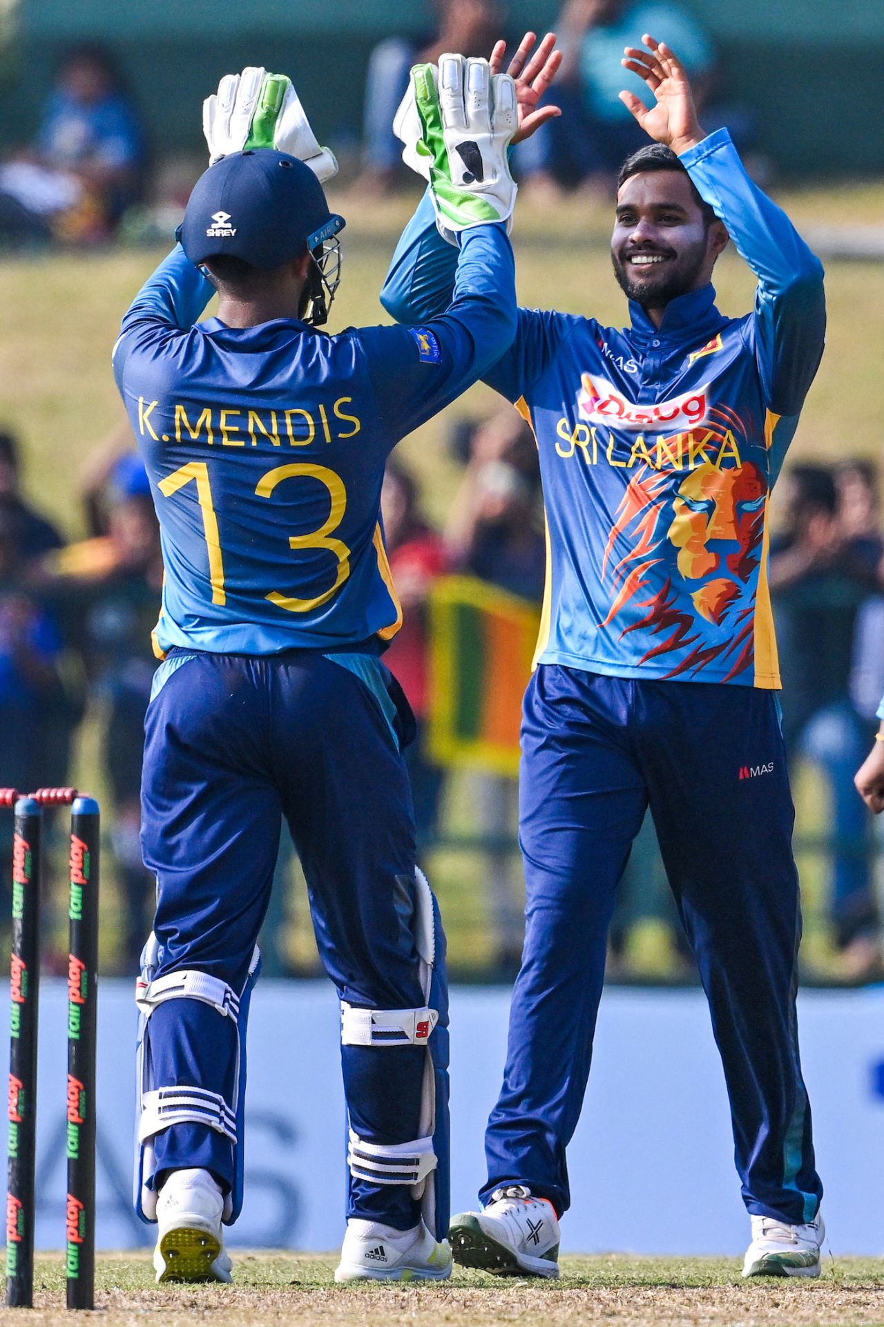 Dhananjaya de Silva got rid of Hashmatullah Shahidi, Sri Lanka vs Afghanistan, 3rd ODI, Pallekele, November 30, 2022