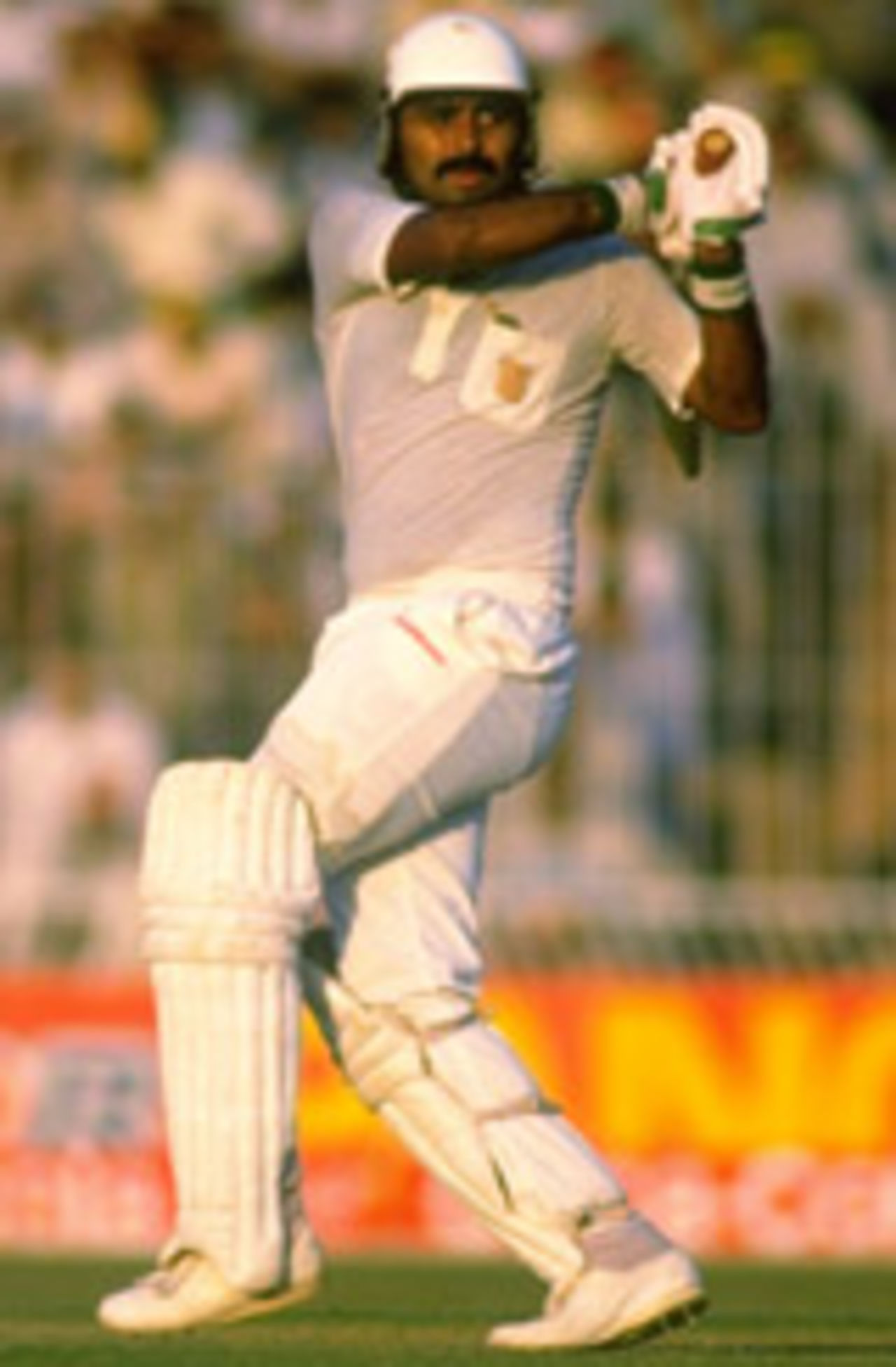 Javed Miandad pulls in a World Cup semi-final, Pakistan v Australia, Lahore, November 1, 1987