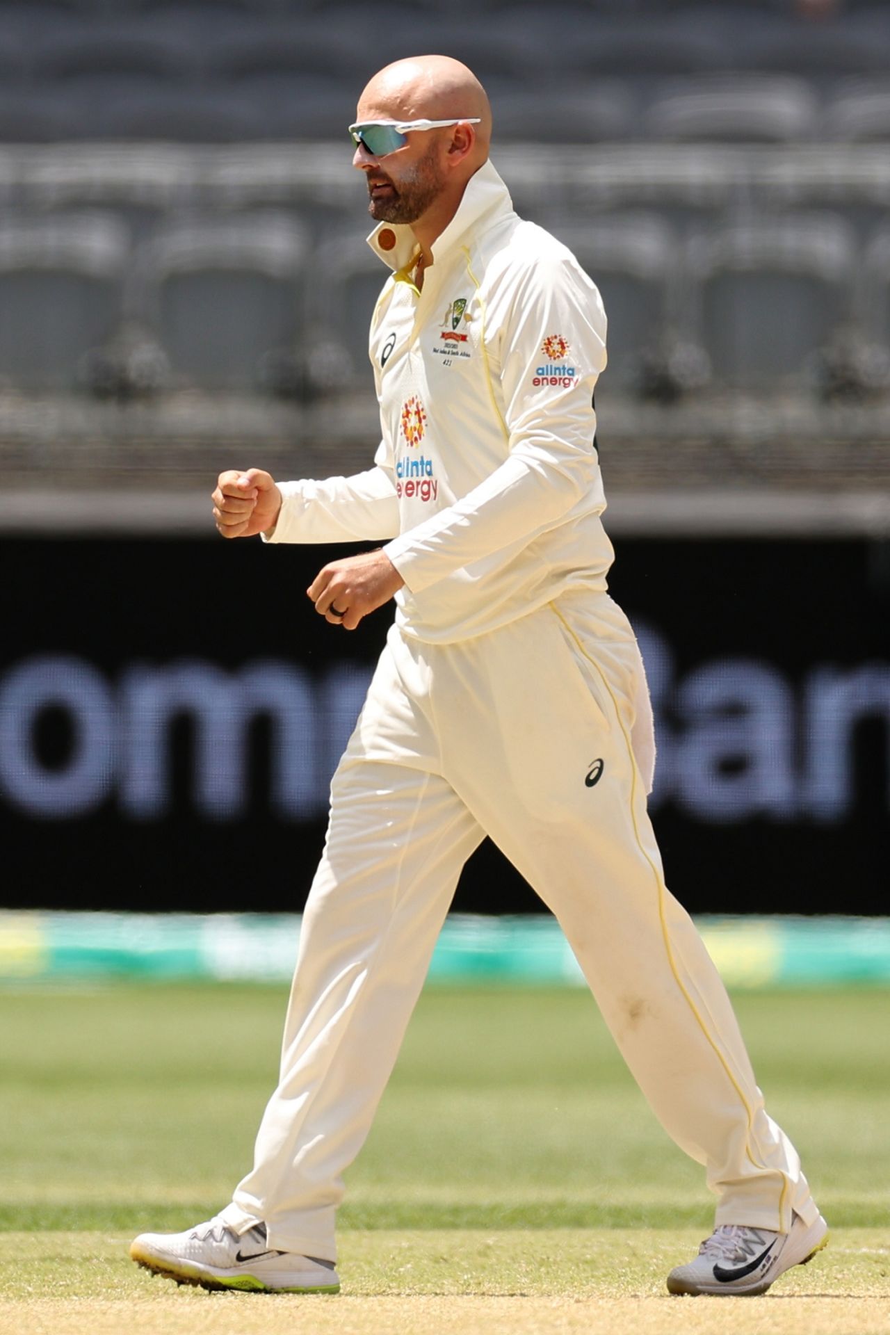 Nathan Lyon led Australia's attack on the final day in Perth, Australia vs West Indies, 1st Test, Perth, 5th day, December 4, 2022
