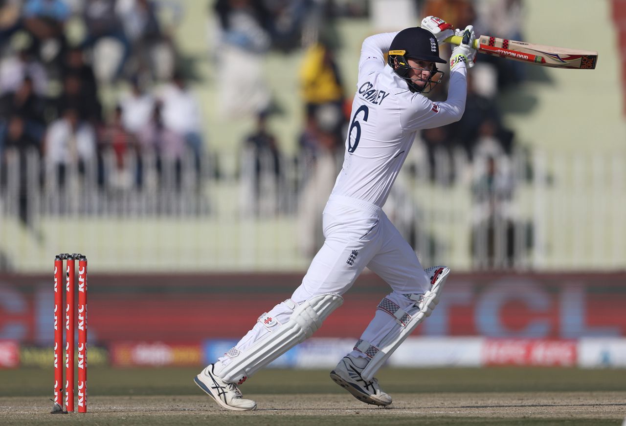 Zak Crawley looked to be positive once again, Pakistan vs England, 1st Test, Rawalpindi, 4th day, December 4, 2022