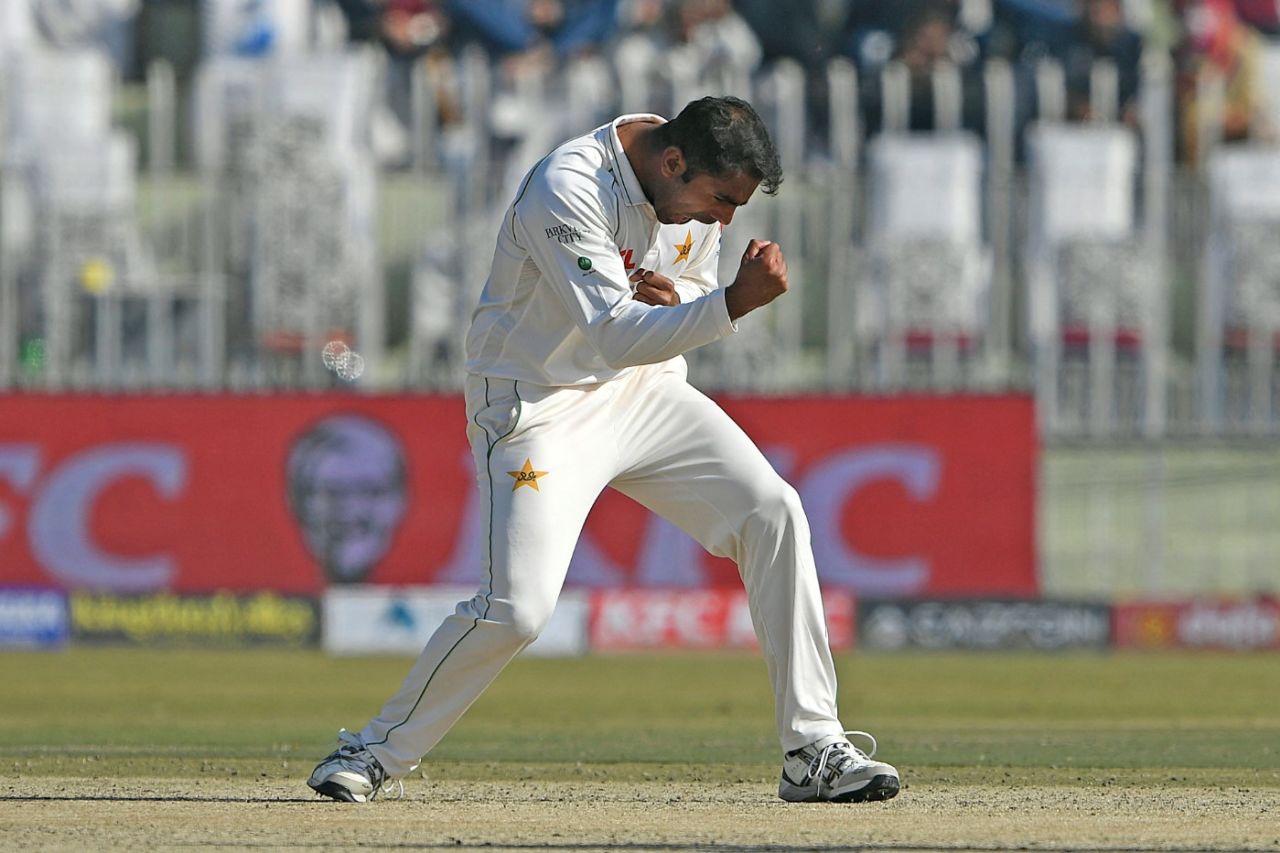 Mohammad Ali claimed the wicket of Ollie Pope, Pakistan vs England, 1st Test, Rawalpindi, 4th day, December 4, 2022