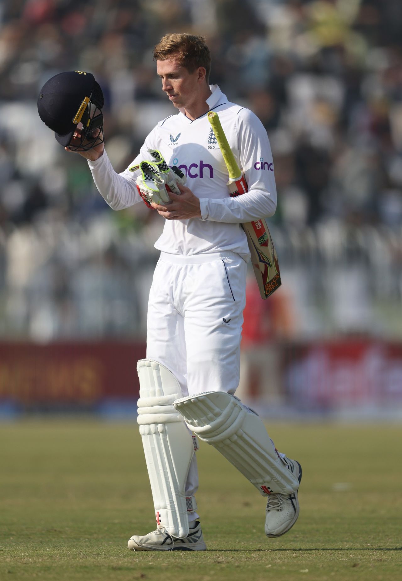 Zak Crawley falls after his second half-century of the match, Pakistan vs England, 1st Test, Rawalpindi, 4th day, December 4, 2022