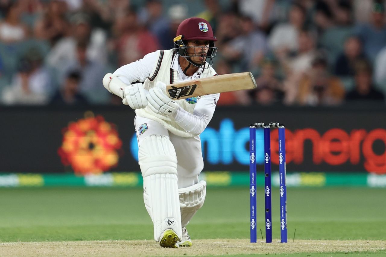 Tagenarine Chanderpaul fought superbly under lights, Australia vs West Indies, 2nd Test, Adelaide, 2nd Day, December 9, 2022