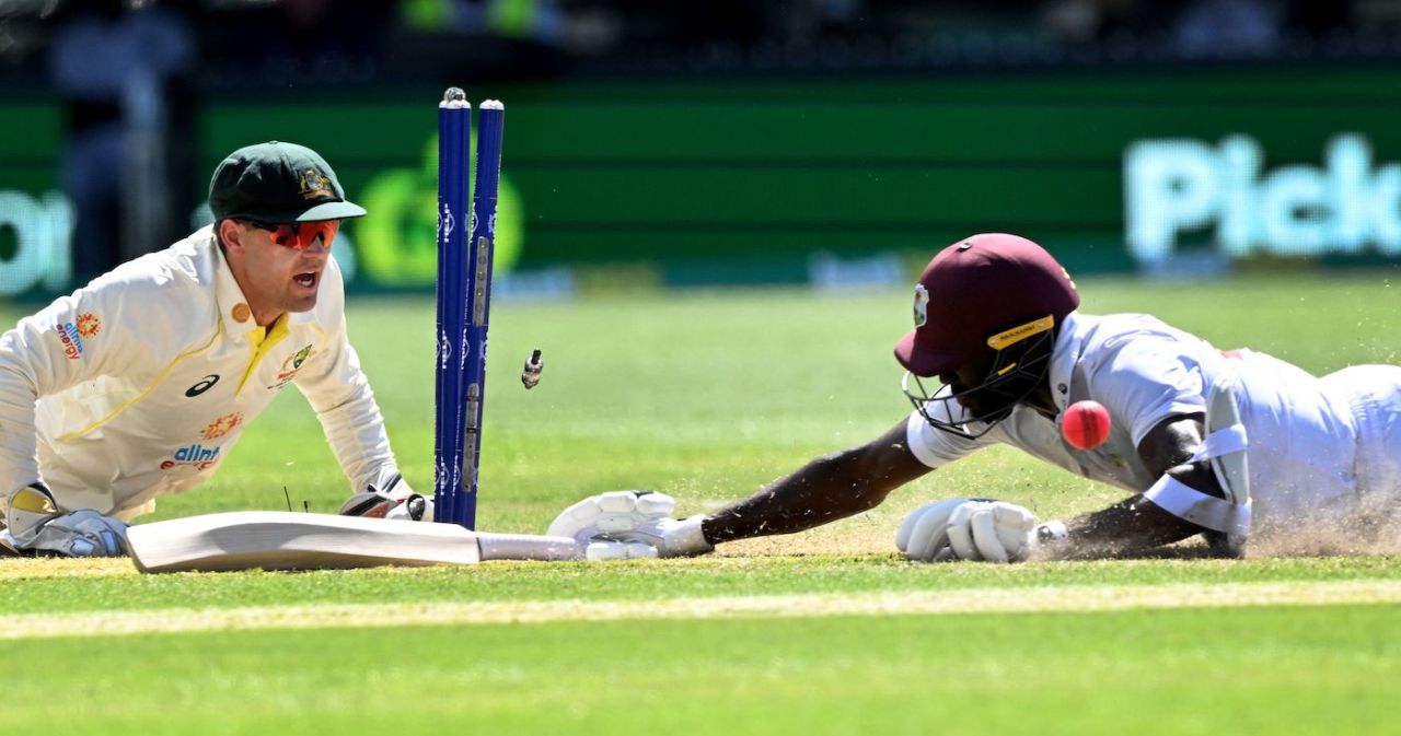 Alex Carey found Anderson Phillip short, Australia vs West Indies, 2nd Test, Adelaide, 3rd Day, December 10, 2022