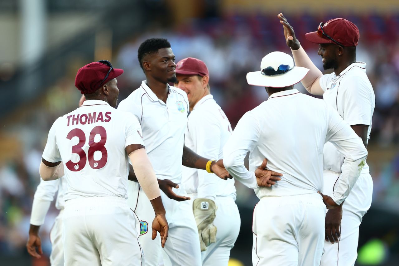 Alzarri Joseph picked up three wickets in the second innings, Australia vs West Indies, 2nd Test, Adelaide, 3rd Day, December 10, 2022