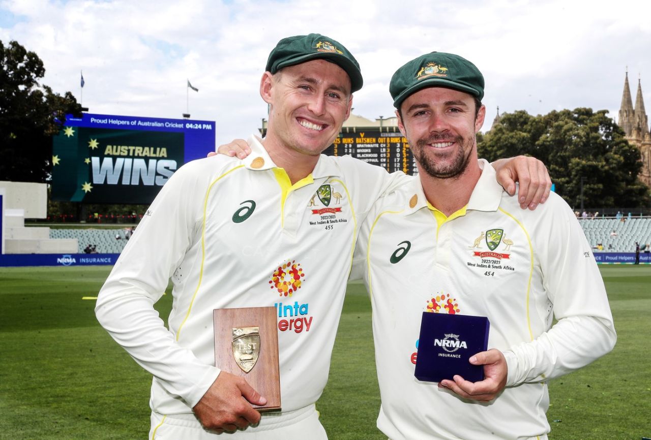 Marnus Labuschagne was named Player of the Series and Travis Head was Player of the Match, Australia vs West Indies, 2nd Test, Adelaide, 4th Day, December 11, 2022