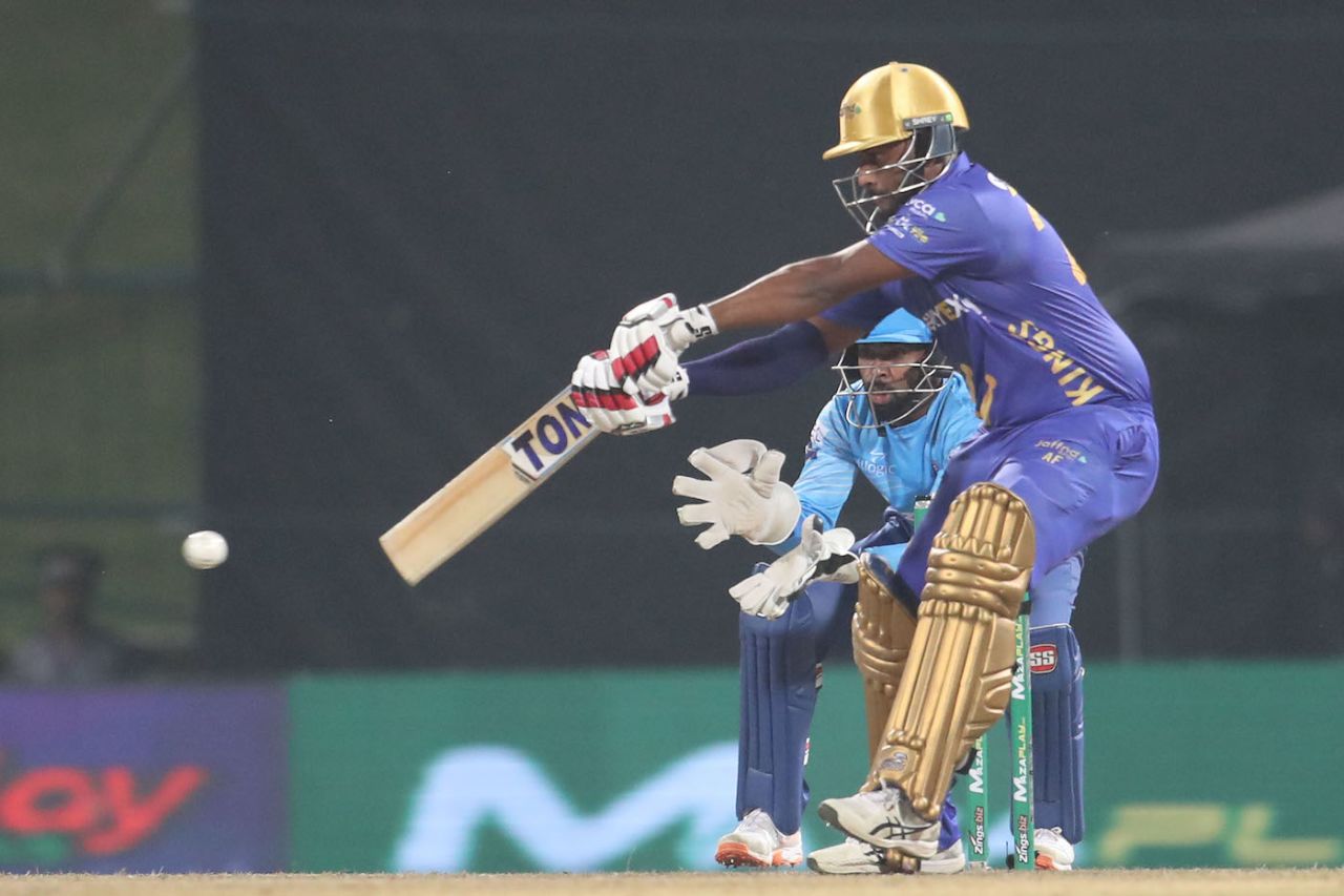 Avishka Fernando struggled to score quickly, hitting 32 in 31 balls, Jaffna Kings vs Colombo Stars, Lanka Premier League, Pallekele, December 12, 2022