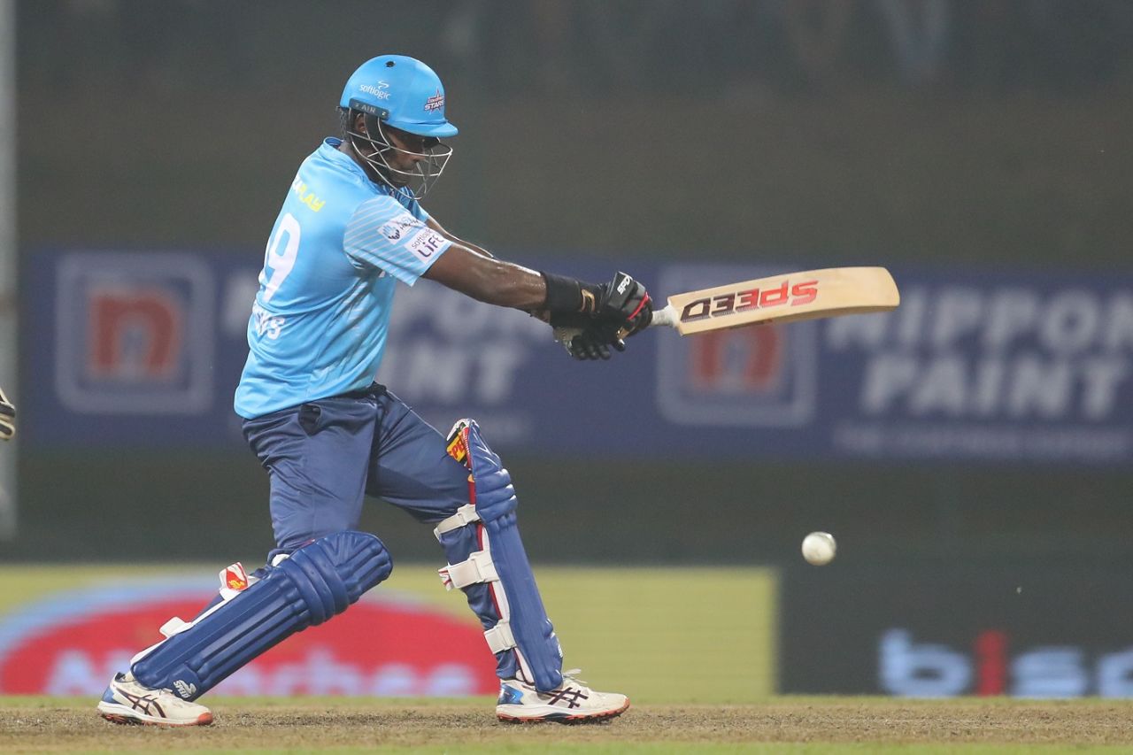 Angelo Mathews hit 73 off 38, Jaffna Kings vs Colombo Stars, Lanka Premier League, Pallekele, December 12, 2022