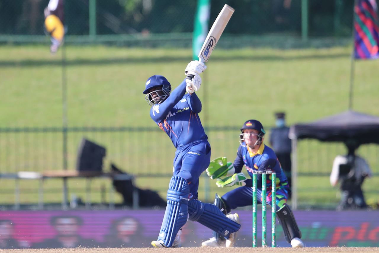 Andre Fletcher gave Kandy Falcons a strong start, Kandy Falcons vs Dambulla Aura, LPL 2022, Pallekele, December 13, 2022