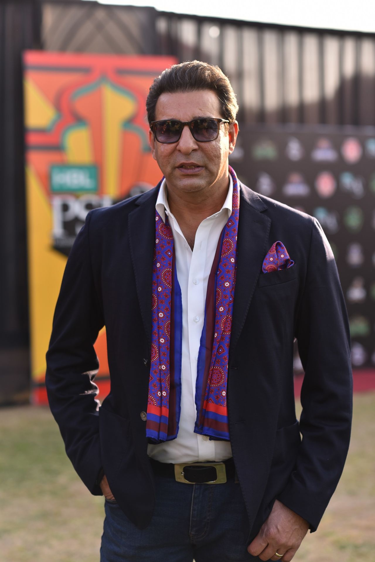 Wasim Akram at the PSL draft ahead of the 2023 edition, PSL 2023, Karachi, December 15, 2022