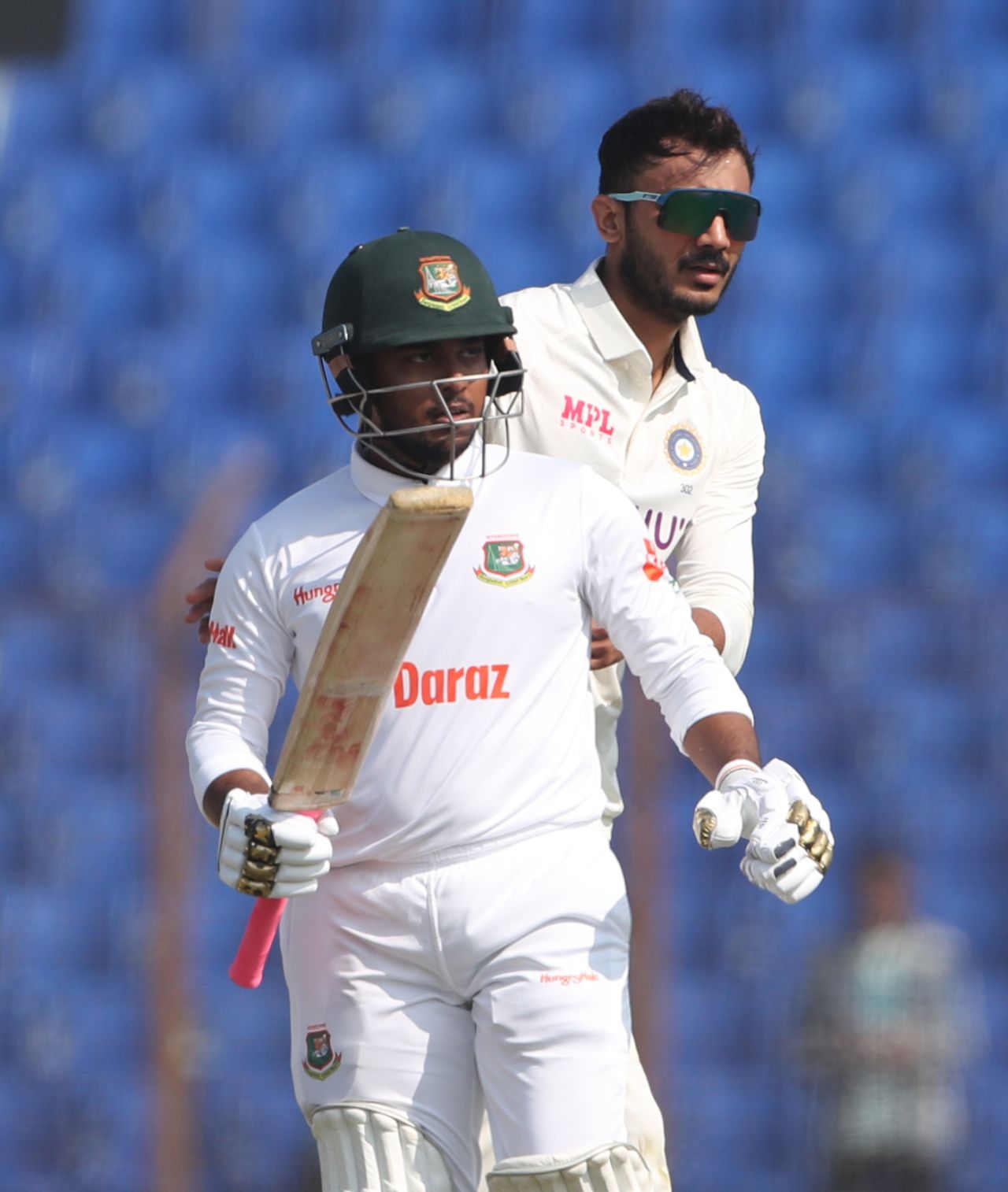 Zakir Hasan was solid through the first session, Bangladesh vs India, 1st Test, Chattogram, 4th day, December 17, 2022