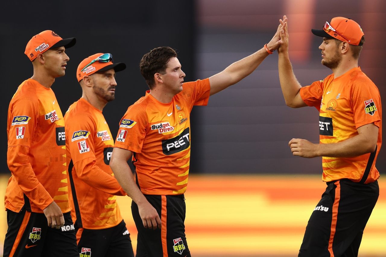 Jhye Richardson bagged 4 for 9 in his four overs, Perth Scorchers vs Sydney Sixers, BBL 2022-23, Perth, December 17, 2022