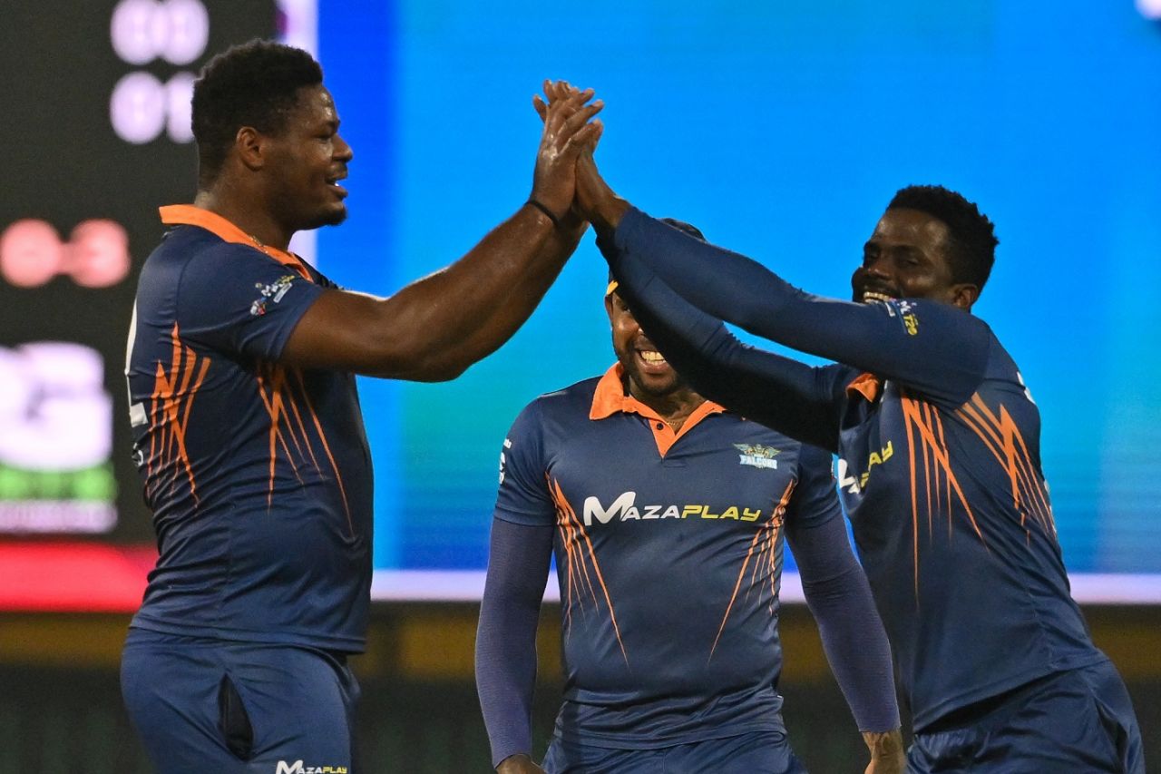 West Indian flavour: Oshane Thomas, Andre Fletcher and Fabian Allen get together, Colombo Stars vs Kandy Falcons, LPL 2022, Colombo, December 17, 2022
