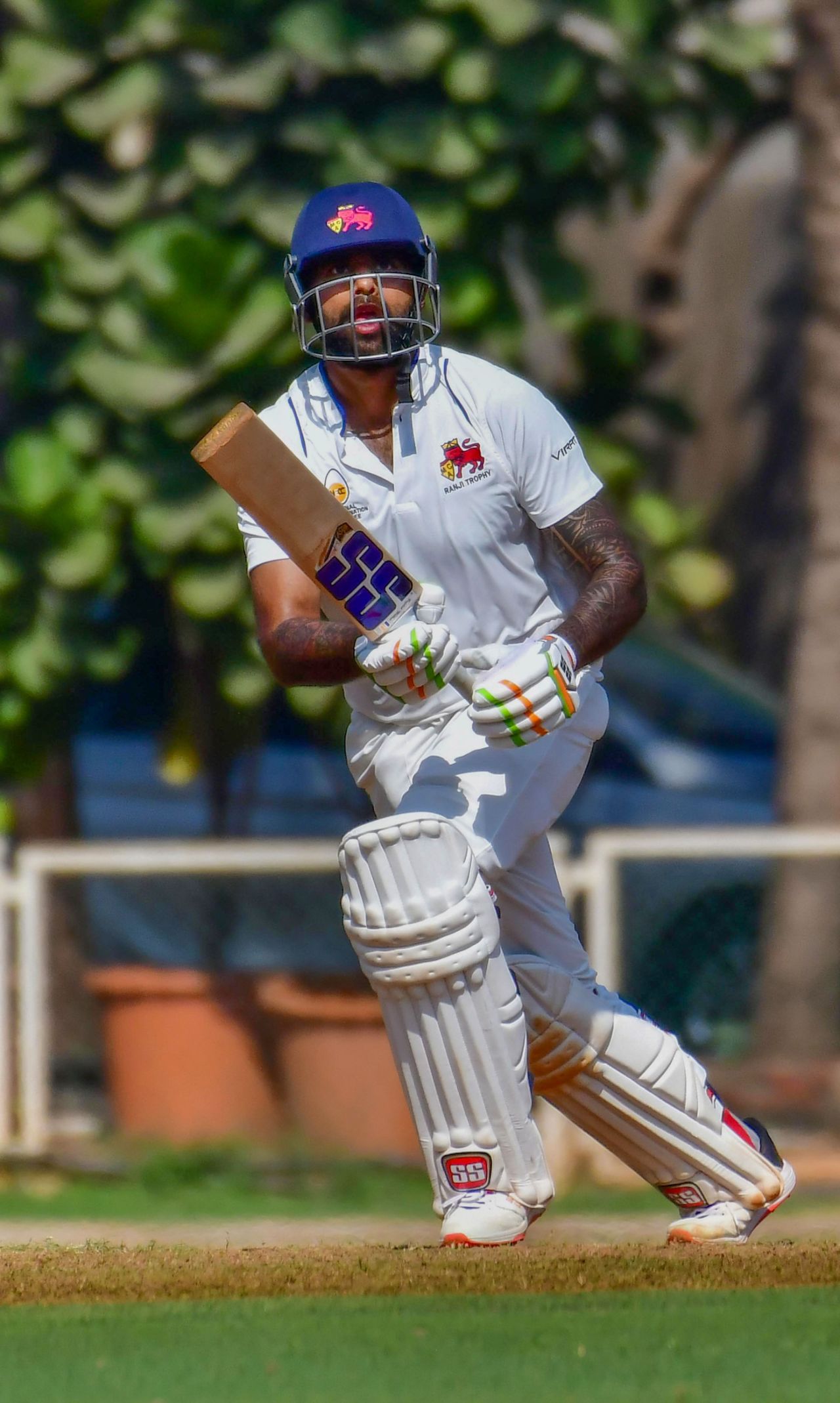 Suryakumar Yadav played his part as Mumbai scored 457 on the first day, Mumbai vs Hyderabad, Ranji Trophy 2022-23, 1st day, Mumbai, December 20, 2022
