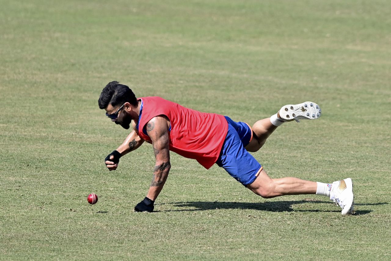 Virat Kohli during a training session two days ahead of the match, Bangladesh vs India, 1st Test, Chattogram, December 12, 2022
