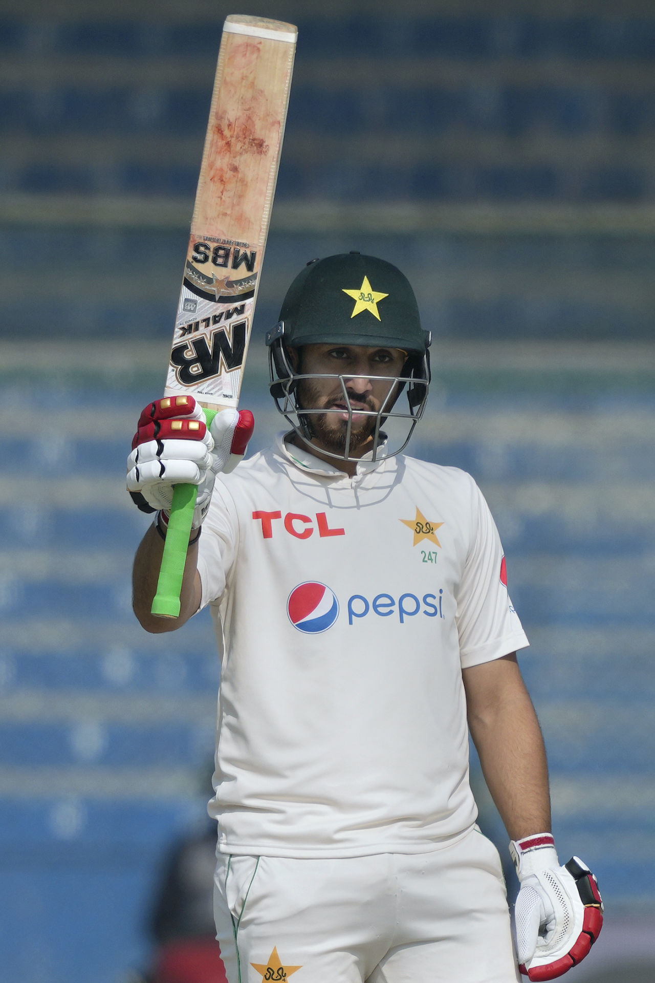 Agha Salman brought up his fifty in the first session, Pakistan vs New Zealand, 1st Test, Karachi, 2nd Day, December 27, 2022