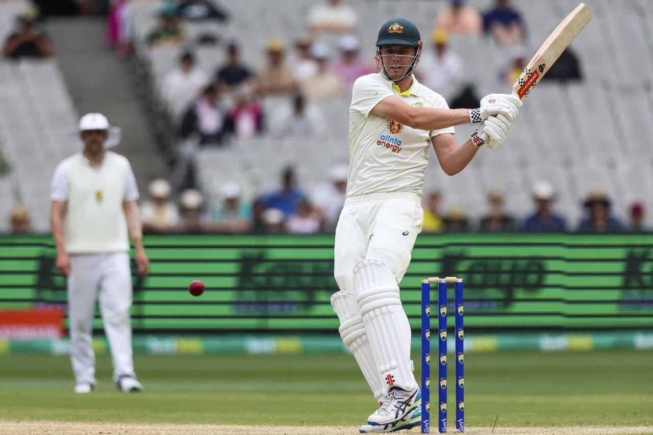 Cameron Green takes on the pull despite a fracture on his index finger, Australia vs South Africa, 2nd Test, Melbourne, 3rd day, December 28, 2022