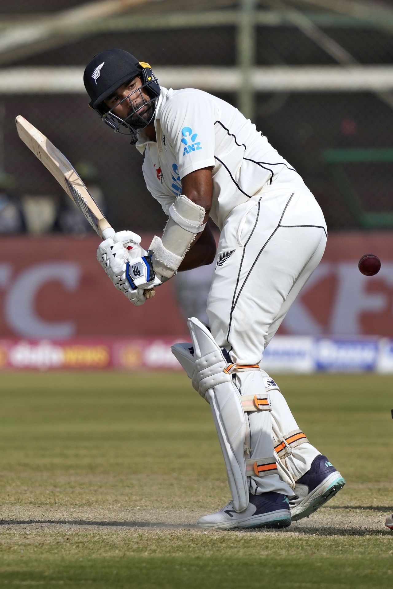 Ish Sodhi clips one away, Pakistan vs New Zealand, 1st Test, Karachi, 4th day, December 29, 2022