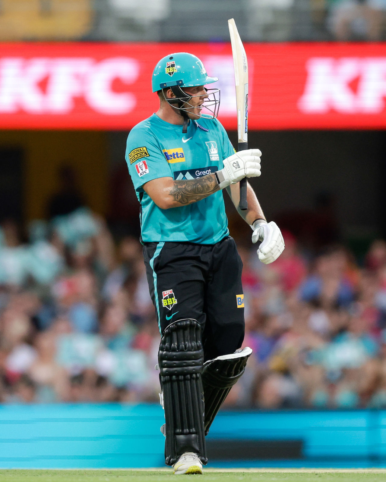 Josh Brown lit up the Gabba to get to his fifty in 19 balls, Brisbane Heat vs Sydney Sixers, Big Bash League 2022-23, Brisbane, January 01, 2023