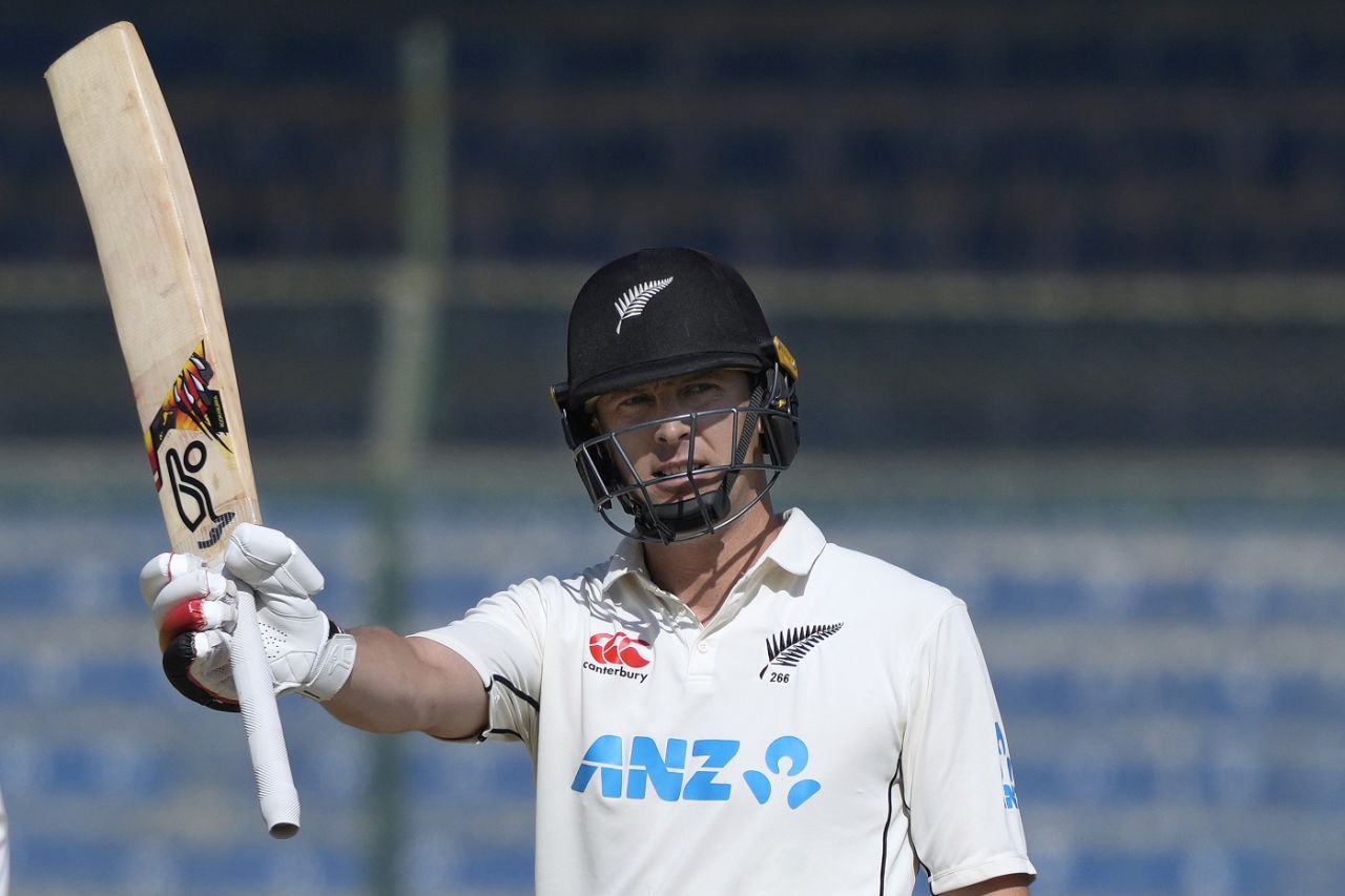 Matt Henry celebrates his half-century, Pakistan vs New Zealand, 2nd Test, Karachi, 2nd day, January 03, 2023