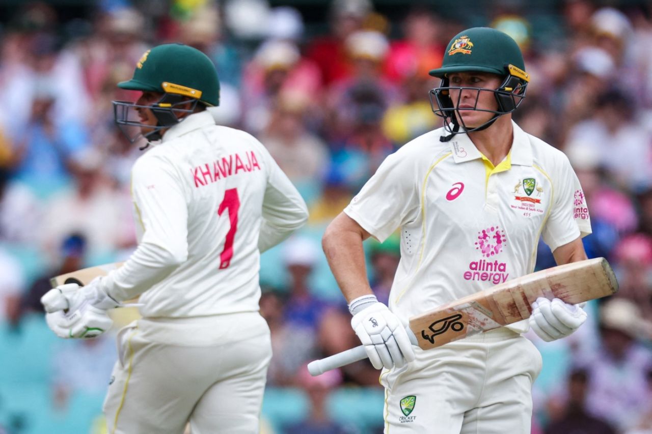Usman Khawaja and Marnus Labuschagne guided Australia to lunch, Australia vs South Africa, 3rd Test, Sydney, 1st day, January 4, 2023