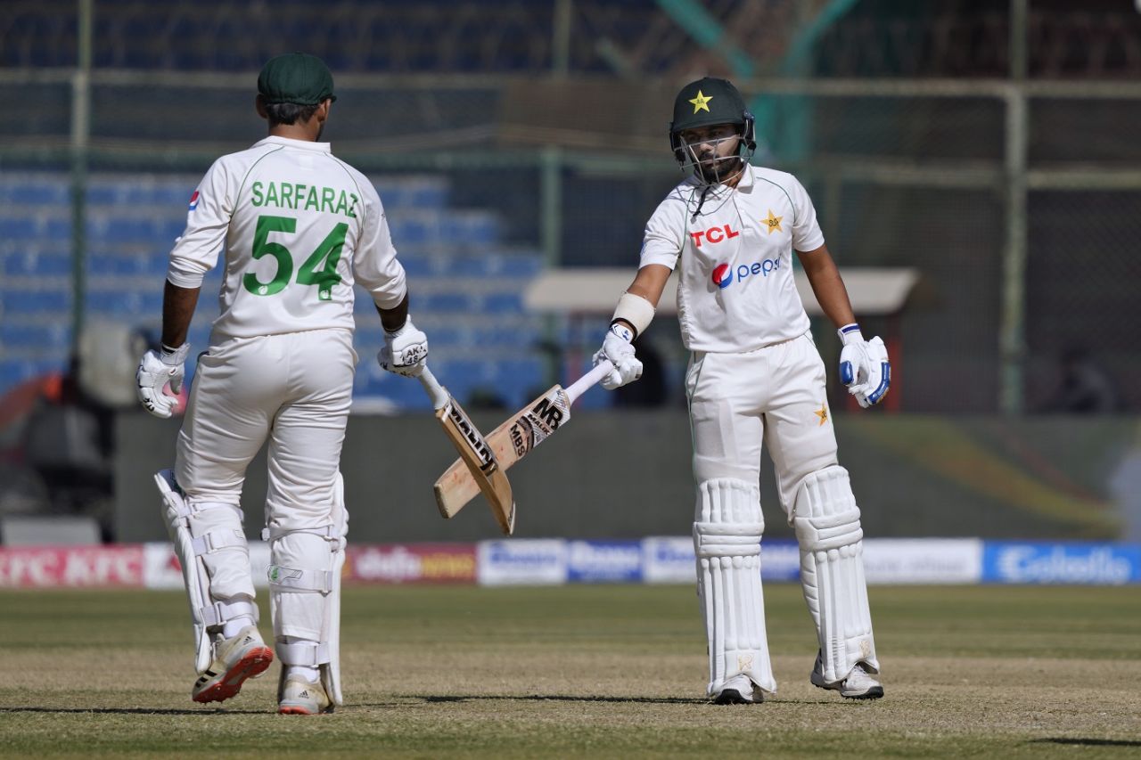 Sarfaraz Ahmed and Saud Shakeel dominated in the afternoon, Pakistan vs New Zealand, 2nd Test, Karachi, third day, January 4, 2023