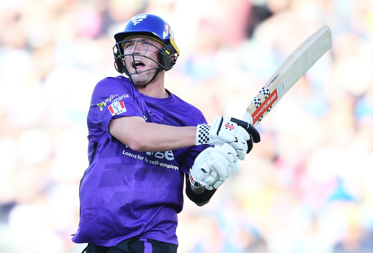 Ben McDermott made 57 at a strike rate of 190, Adelaide Strikers vs Hobart Hurricanes, Big Bash League 2022-23, Adelaide, January 05, 2023