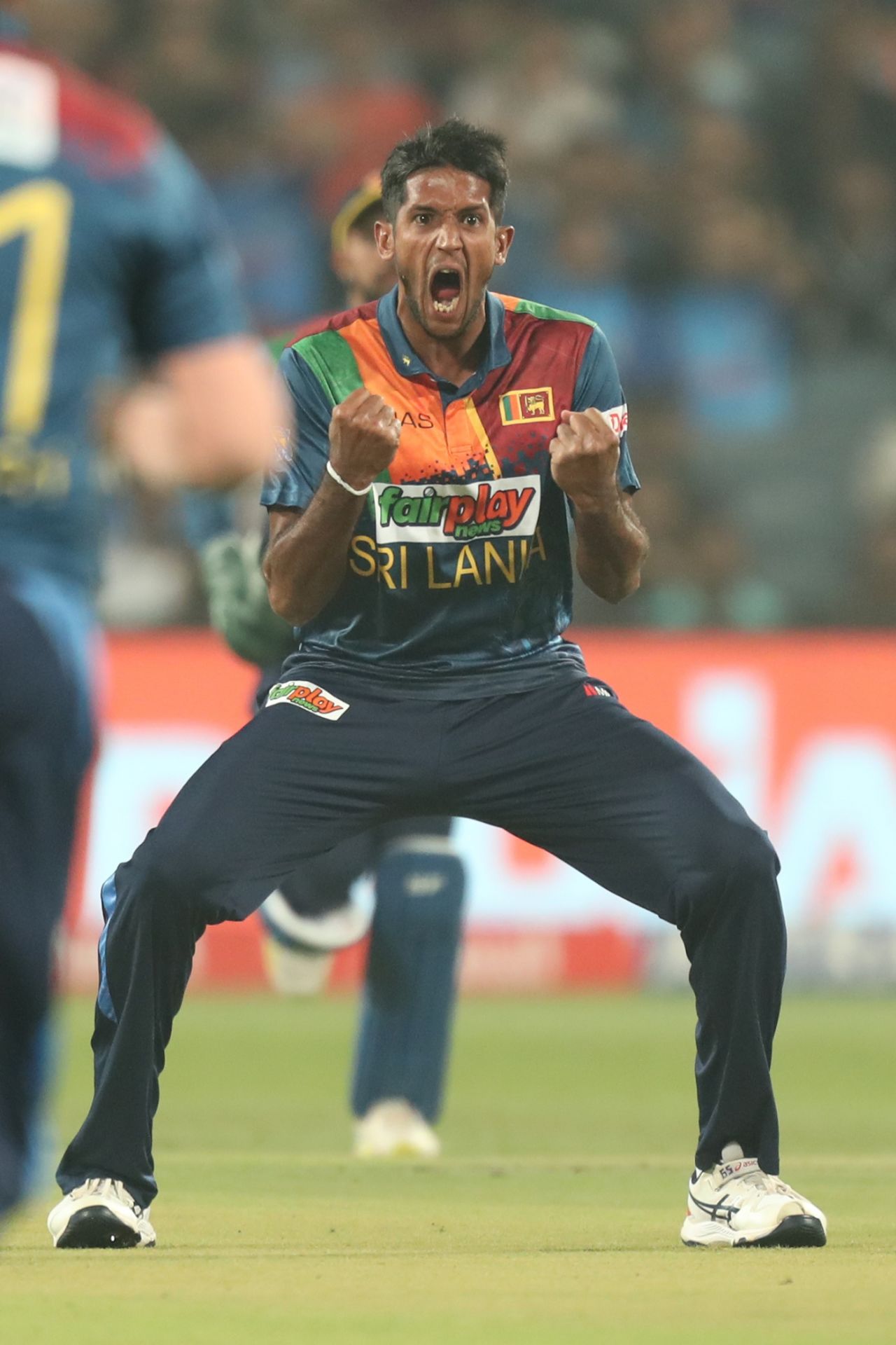 Kasun Rajitha had India in trouble with the new ball, India vs Sri Lanka, 2nd T20I, Pune, January 5, 2023
