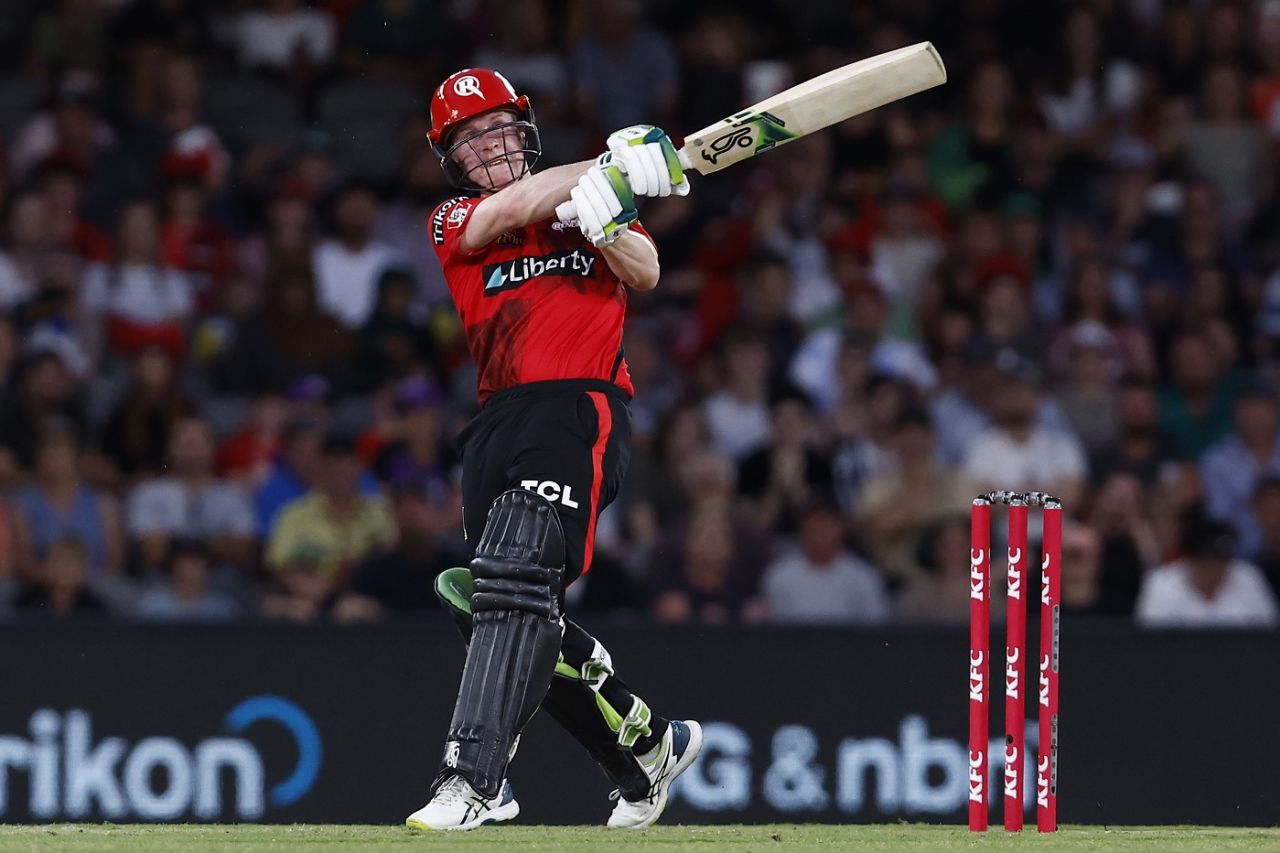 Sam Harper scored a 48-ball 89, Melbourne Renegades vs Hobart Hurricanes, Big Bash League 2022-23, Melbourne, January 07, 2023