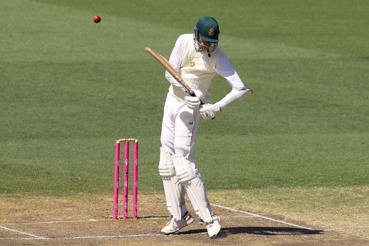 Marco Jansen evades a short ball, Australia vs South Africa, 3rd Test, Sydney, 5th day, January 8, 2023