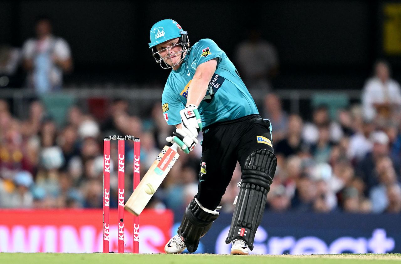 Max Bryant top scored for Brisbane Heat, Brisbane Heat vs Perth Scorchers, Big Bash League 2022-23, Brisbane, January 11, 2023