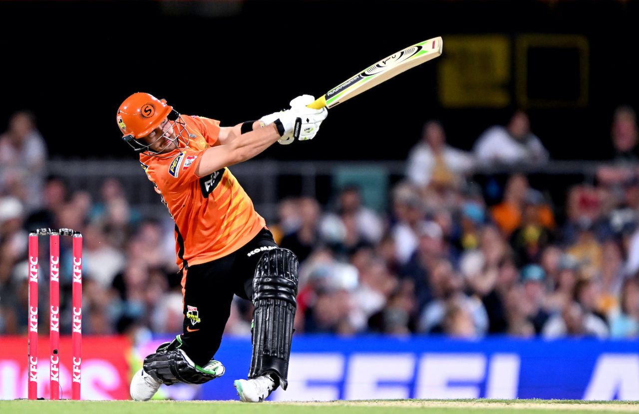 Josh Inglis got going early to put Perth Scorchers' chase on track, Brisbane Heat vs Perth Scorchers, Big Bash League 2022-23, Brisbane, January 11, 2023
