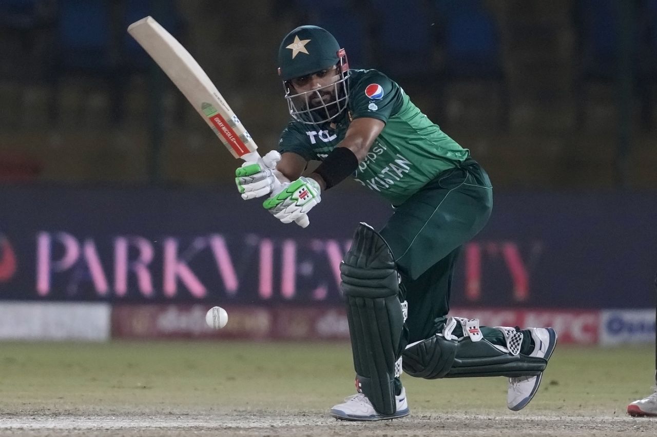 Babar Azam tucks one away, Pakistan vs New Zealand, 2nd ODI, Karachi, January 11, 2023