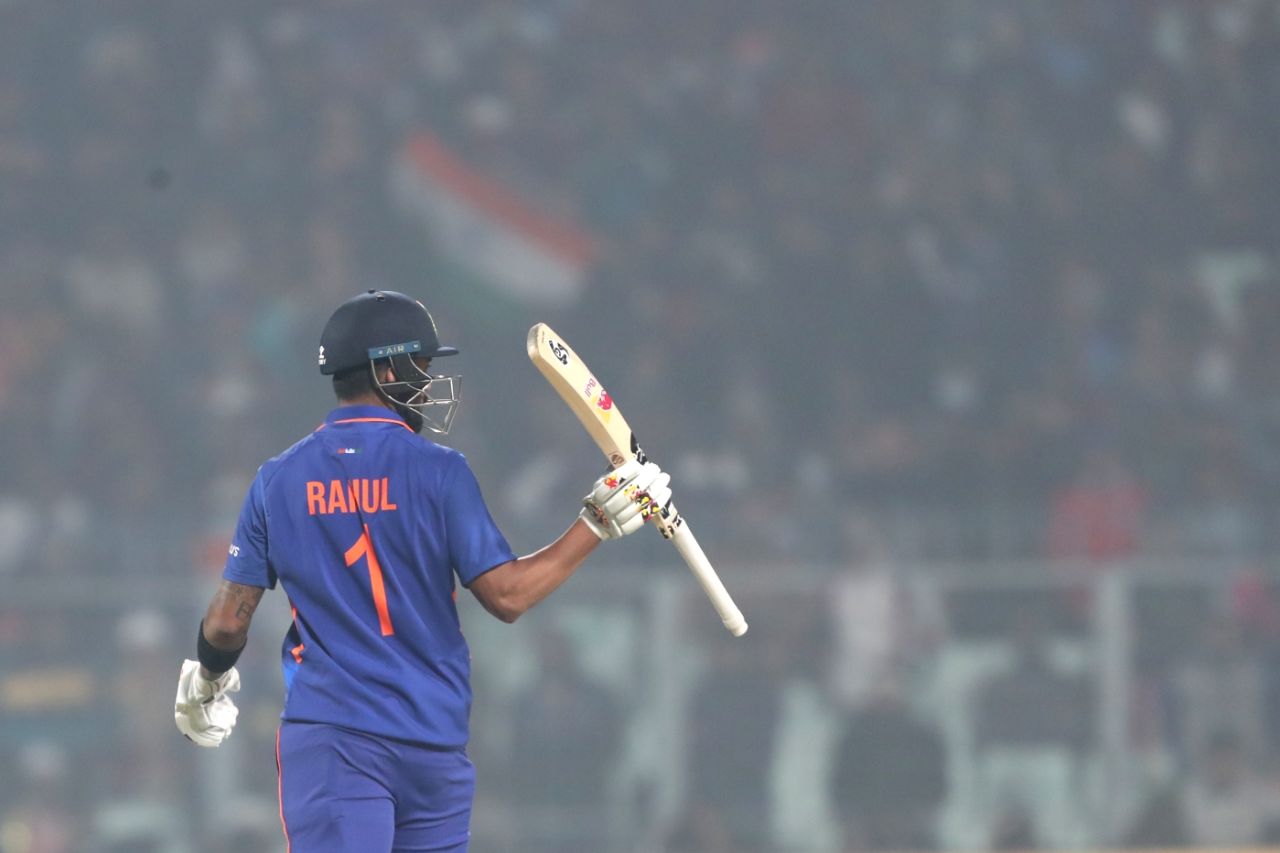 KL Rahul steered India home with an unbeaten half-century, India vs Sri Lanka, 2nd ODI, Kolkata, January 12, 2023