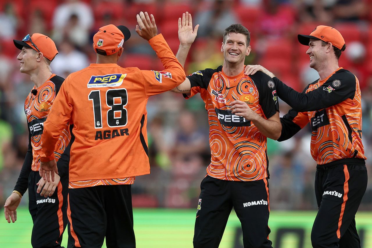 David Payne impressed in his first game for Perth Scorchers, Sydney Thunder vs Perth Scorchers, BBL, Sydney Showground, January 13, 2023
