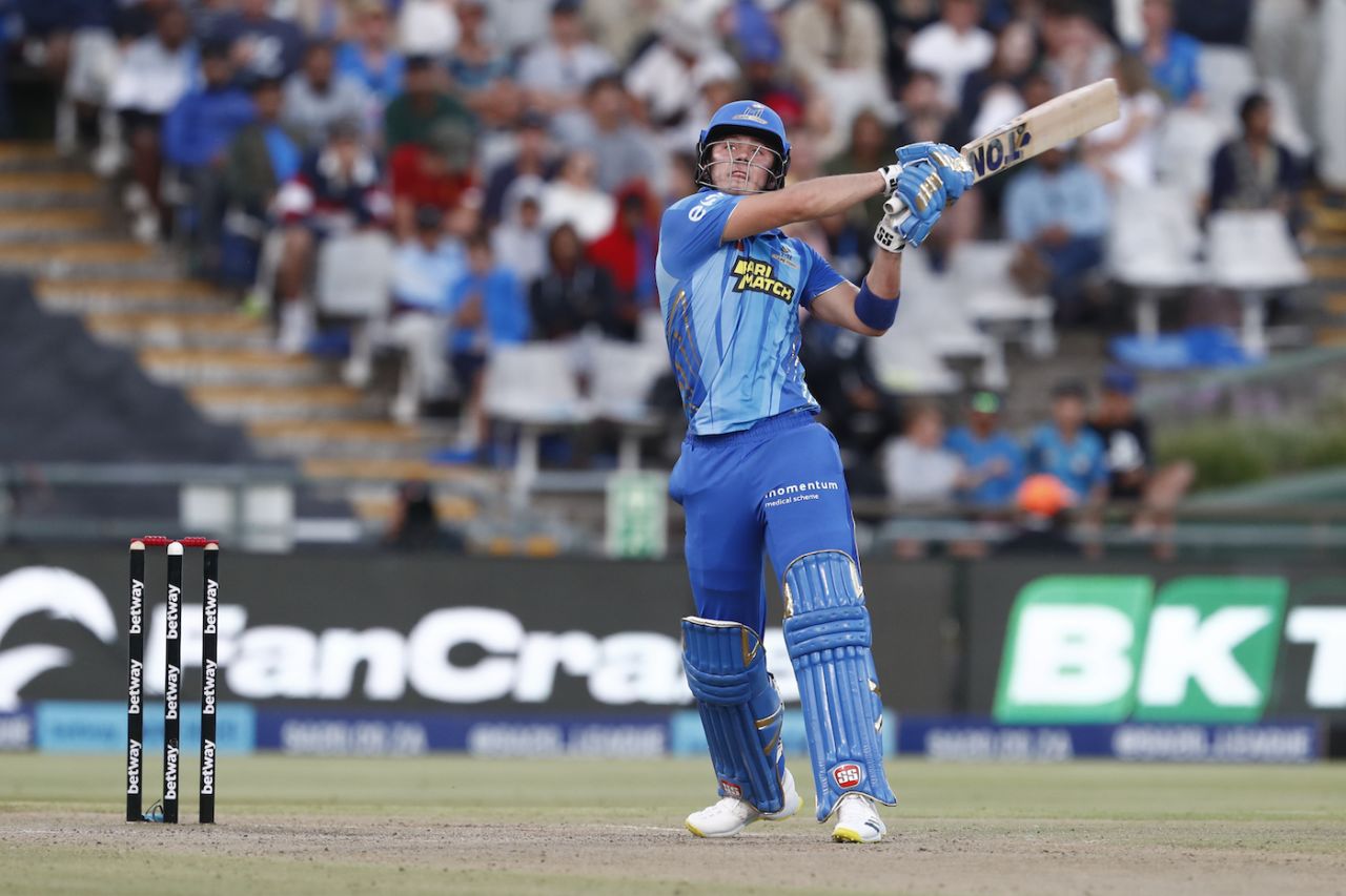 Dewald Brevis was in his usual attacking mode, MI Cape Town vs Joburg Super Kings, SA20, Cape Town, January 14, 2023