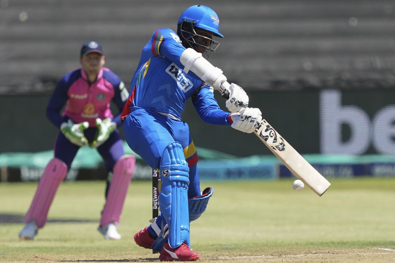 Kyle Mayers got Durban's Super Giants off to a quick start, Durban's Super Giants vs Paarl Royals, SA20, Durban, January 15,2023