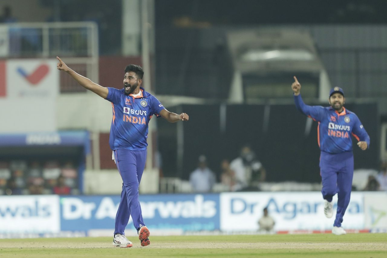 Mohammed Siraj was devastating in his first spell, India vs Sri Lanka, 3rd ODI, Thiruvananthapuram, January 15, 2023