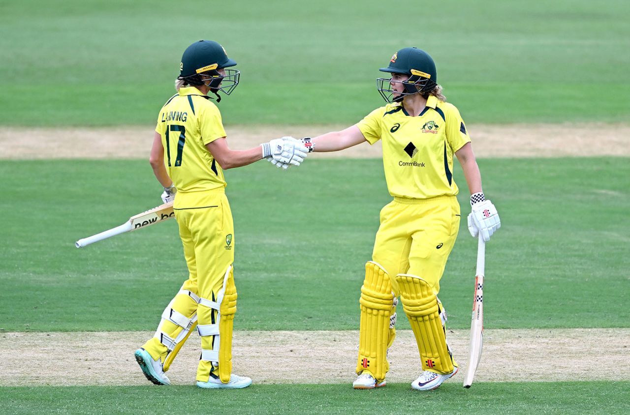 A comeback and a beginning: Meg Lanning and Phoebe Litchfield shares a century stand, Australia vs Pakistan, 1st ODI, Allan Border Field, January 16, 2023