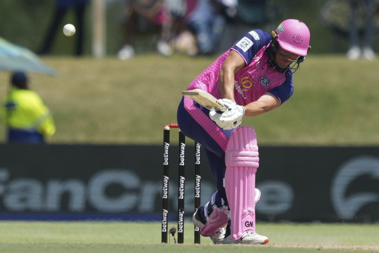 Wihan Lubbe anchored the innings, Paarl Royals vs Durban's Super Giants, SA20, Paarl, January 17, 2023
